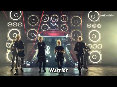 B.A.P - Warrior MV [English subs + Romanization + Hangul] HD