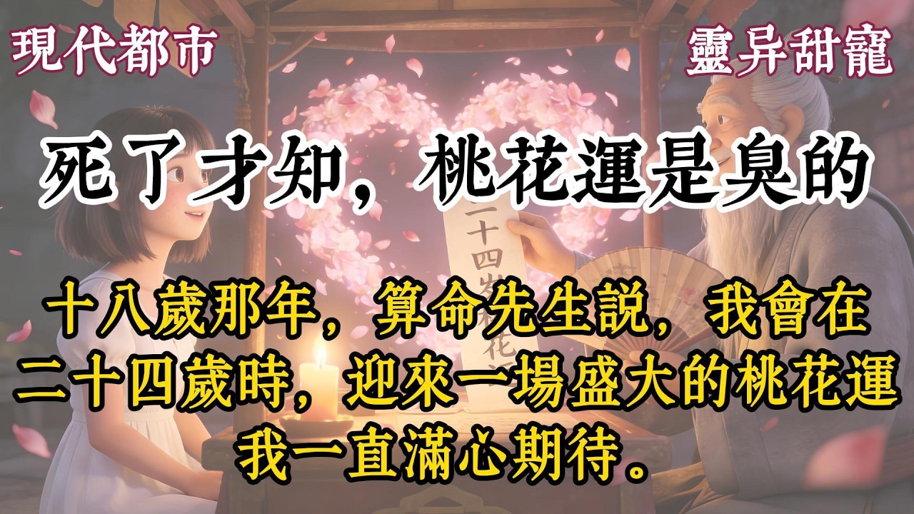 【僞骨科】十八歲那年，算命先生說我會在二十四歲時，迎來一場盛大的桃花運，我一直滿心期待，可沒想到，我在二十二歲時就意外去世，我大罵那算命先生是個騙子，後來，我遊蕩的那個山頭蓋了個遊樂場。