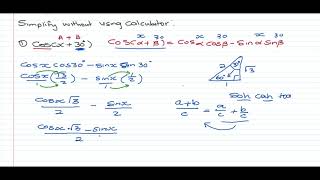 How to Simplify Trig Expressions Using Compound Angle Formula | Grade 12 Maths Example 1