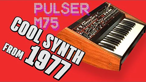 PULSER M75 Analog Synthesizer 1977 | HD DEMO