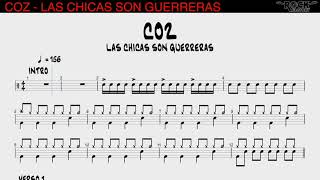 COZ - Las chicas son guerreras [DRUMLESS BACKING TRACK + SCORE]