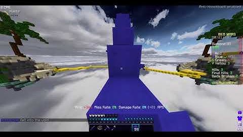 Breezily Bridging!(with autoclicker X_X) | Hypixel Bedwars