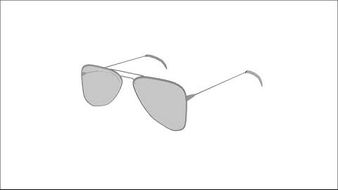 Sunglasses - 3D model | Maya | Time lapse