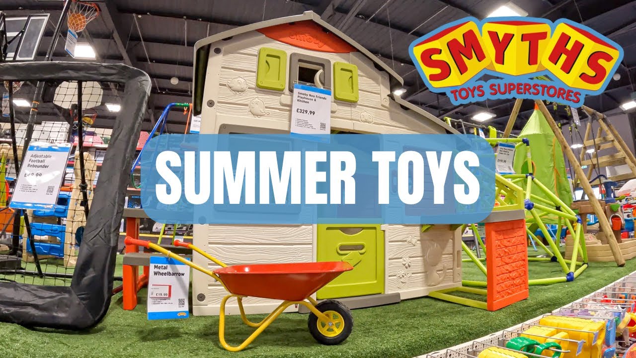 SMYTHS TOYS SHOPPING FOR OUTDOOR TOYS TOY HAUL YouTube