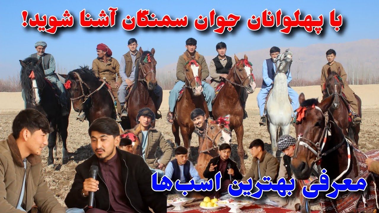 معرفی چاپندازان جوان در سمنگان| معرفی بهترین اسب های سال Buzkashi Samangan