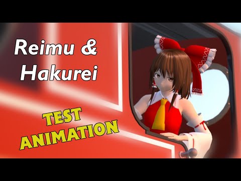 Reimu & Hakurei | Gensokyo Railway Animation Test