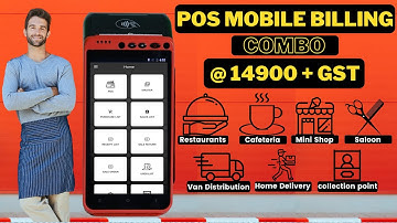MOBILE BILLING DEVICE  +  FREE SOFTWARE COMBO | MAKE YOUR BILLING EASY @ ₹14900 + GST | BEST BUY NOW