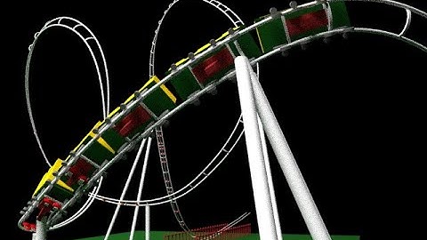 Blender3d Physics Engine: Roller Coaster Corkscrew (Friction Wheels)