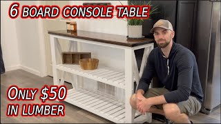 DIY Console Table Build || How to Build a Console Table || How to Woodworking by Matt Montavon (MMCC_Woodshop) 2,824 views 10 months ago 13 minutes, 3 seconds