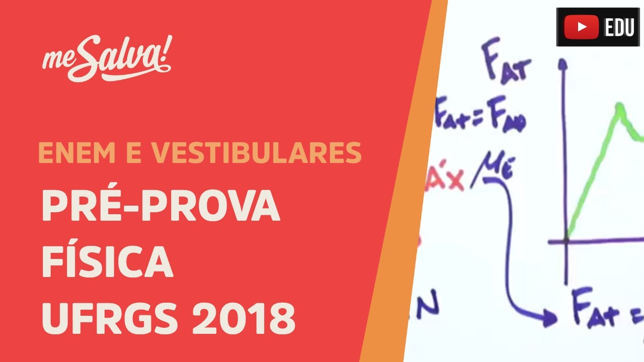 Pré-Prova Prova de Física Vestibular UFRGS 2018 - Me Salva!
