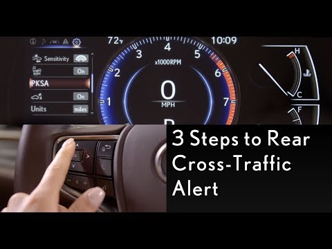 How-To Activate Rear Cross-Traffic Alert | Lexus