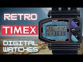 Timex retro digitals  70s 80s and 90 vintage digital watch overview with history of timex timex