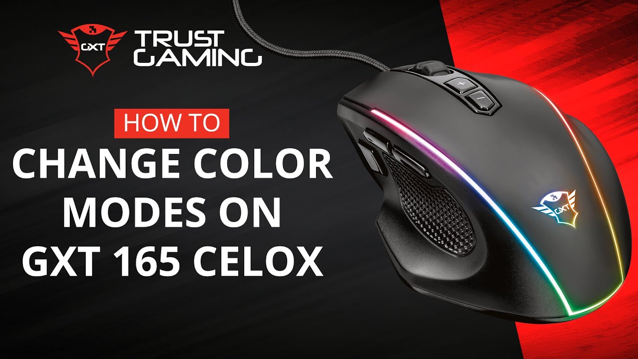 How To Change Colors: GXT 165 Celox Gaming Mouse 