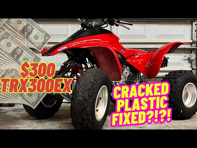 $300 Honda 300ex ; Amazon / Chinese Parts save this quad ! Part 2