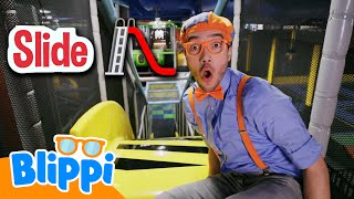 Blippi Learns Shapes and Colors at Uptown Jungle Fun Park | Educational Videos for Kids