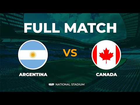Argentina vs Canada | Messi Shines Again! Amazing Skills, Goals & Match — football highlights