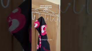 Gantungan baju tanpa paku kuat dan praktis, belinya disini https://s.shopee.co.id/3qFaGCJplh