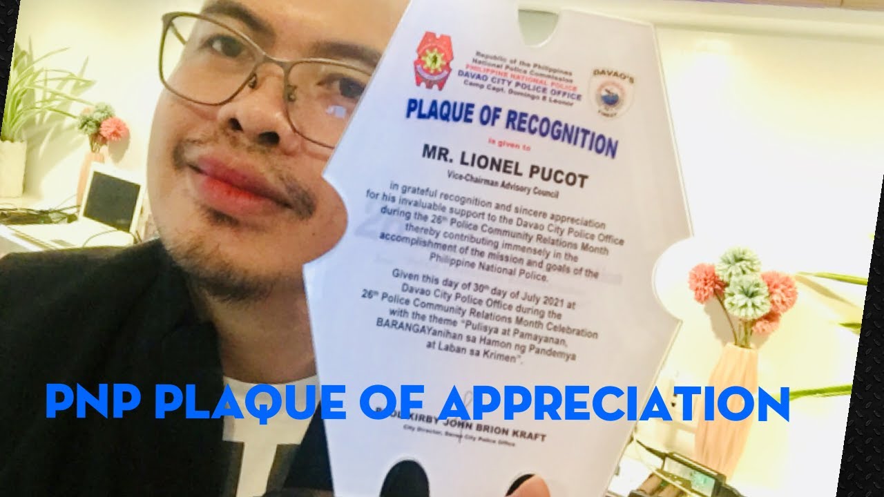 DCPO PLAQUE OF RECOGNITION ADVISORY COUNCIL PNP YouTube DCPO PLAQUE OF RECOGNITION ADVISORY COUNCIL PNP YouTube