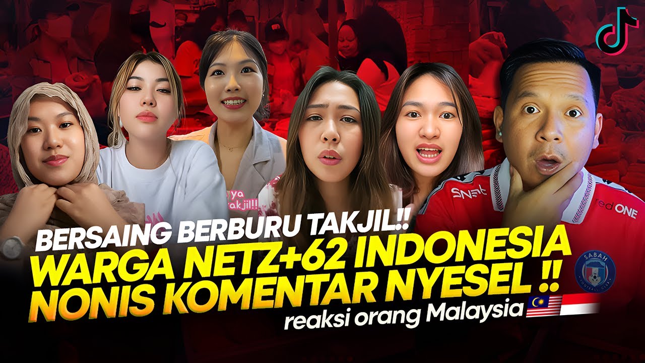 🔴🇮🇩PARAH!! NONIS BERSAING BERBURU TAKJIL‼️KOMENTAR +62 NETIZEN MUSLIM INDONESIA KESAL HABIS TAKJIL