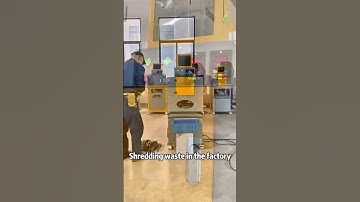 Environmental protection tools, waste into treasure, from the shredder to start! #industrialshredder