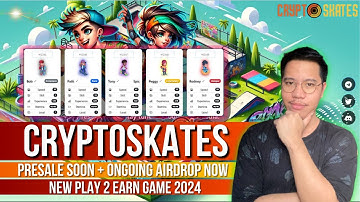 CryptoSkates - Mint NFT & Earn $CSTR Token rewards | Ongoing Airdrop | NEW P2E GAME 2024