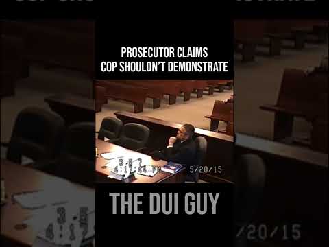 Prosecutor Says Cop Cannot Be Forced to Demonstrate Field Tests; Judge Disagrees