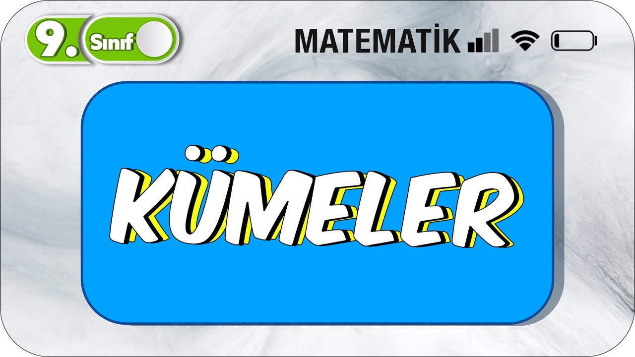 Basit 9 9.Sınıf Matematik Kümeler | Basit Anlatım | Öğrenmeyen Kalmasın! #2023 ...