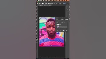 How to Make Vector Art Effect in Photoshop Tutorial #shortvideo