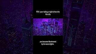 City nights🏙️ #retrowave #music #retrowave #synthwave #80sinspiredmusic #neonlights #citylife