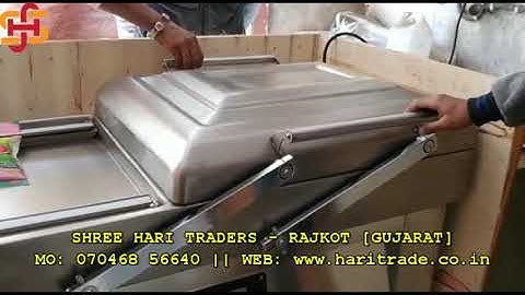 Shree Hari Rajkot - Double Chamber Type Vacuum Packing Machine in RAJKOT Mo: 070468 56640
