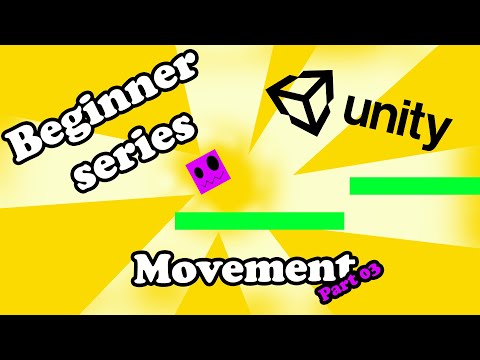 Beginner Unity tutorial series 2021! Movement.(E03)