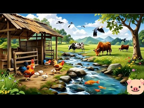 ANDRE SHOWS THE FARM BREEDING SITE 🤠🐓🐣🐬🐒🐷