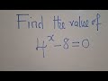 Find the value of x