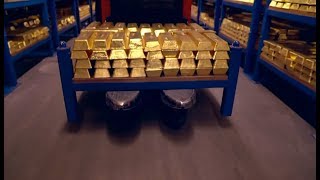 Rare look at the Bank of England's gold vault (UK) - BBC London News - 9th February 2020