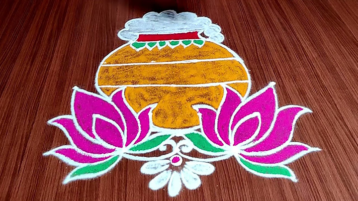 Pongal Rangoli 2022 | 5x3 Dots Simple n Easy Pongal Kolam | Sankranthi Special Bogi Kundala Muggulu