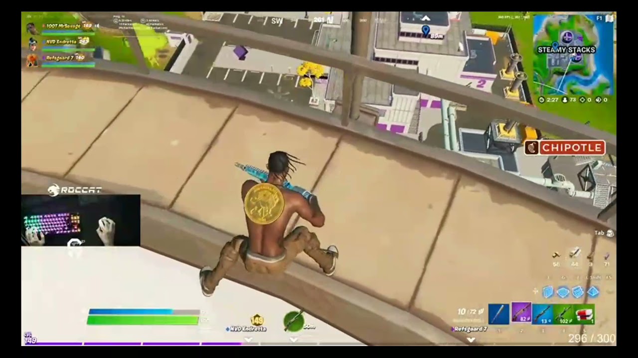 100T MrSavage  NVD Endretta and Resfgaard 7 play fortnite stream