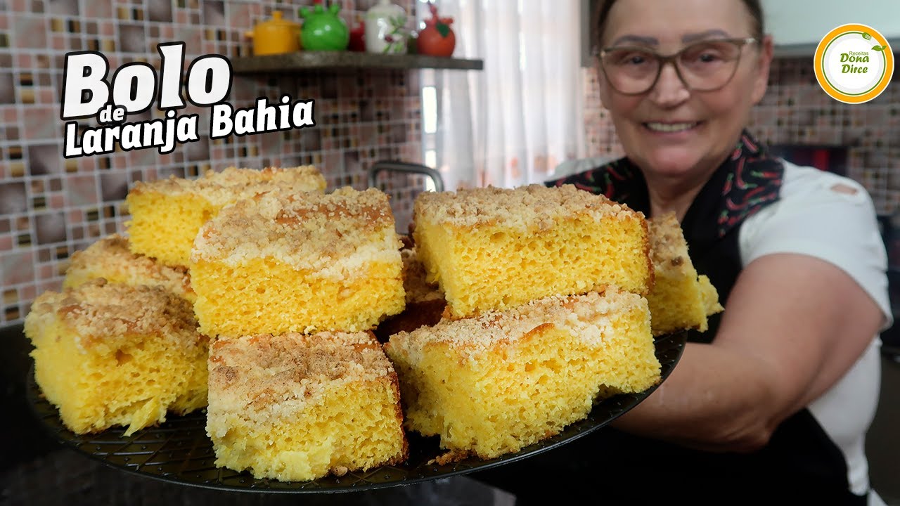 O MELHOR BOLO DE LARANJA COM CASCA | BOLO DE LARANJA BAHIA | BOLO FOFINHO E FÁCIL DE LARANJA #1033