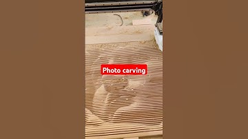 photo carving with a CNC router #cncmilling