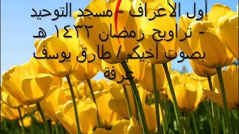 أول الأعراف بصوت القارئ طارق يوسف عرفة