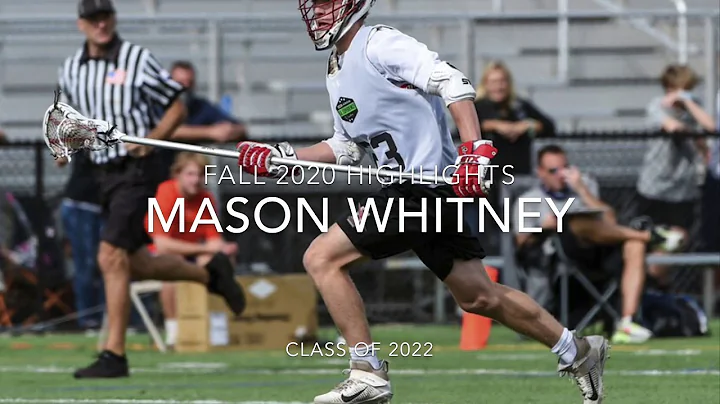 Mason Whitney (22) 2020 Fall Lacrosse Highlights