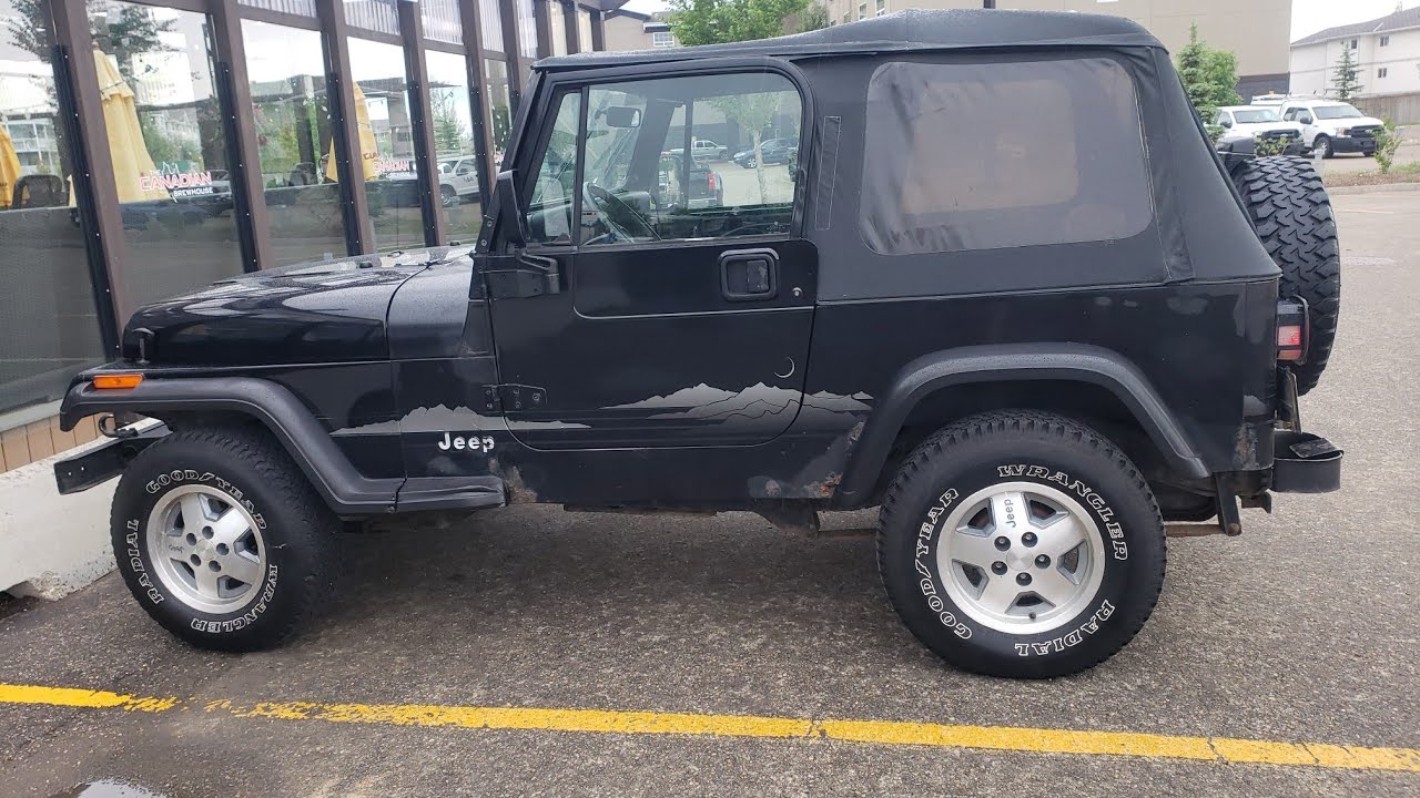 1995 jeep yj side panel removal and replacement. part 2 YouTube