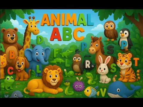 A to Z Animal Rhyme for Kids 🐵 | Fun ABC Song with Animals | Learn ...