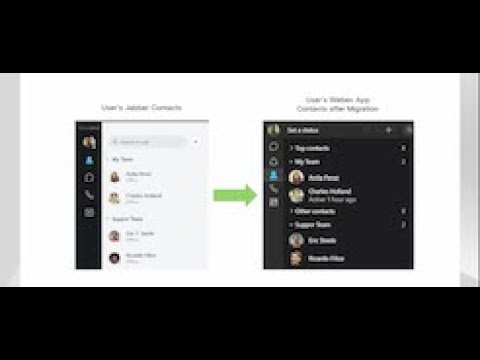 Migrating Personal Contacts to the Webex App