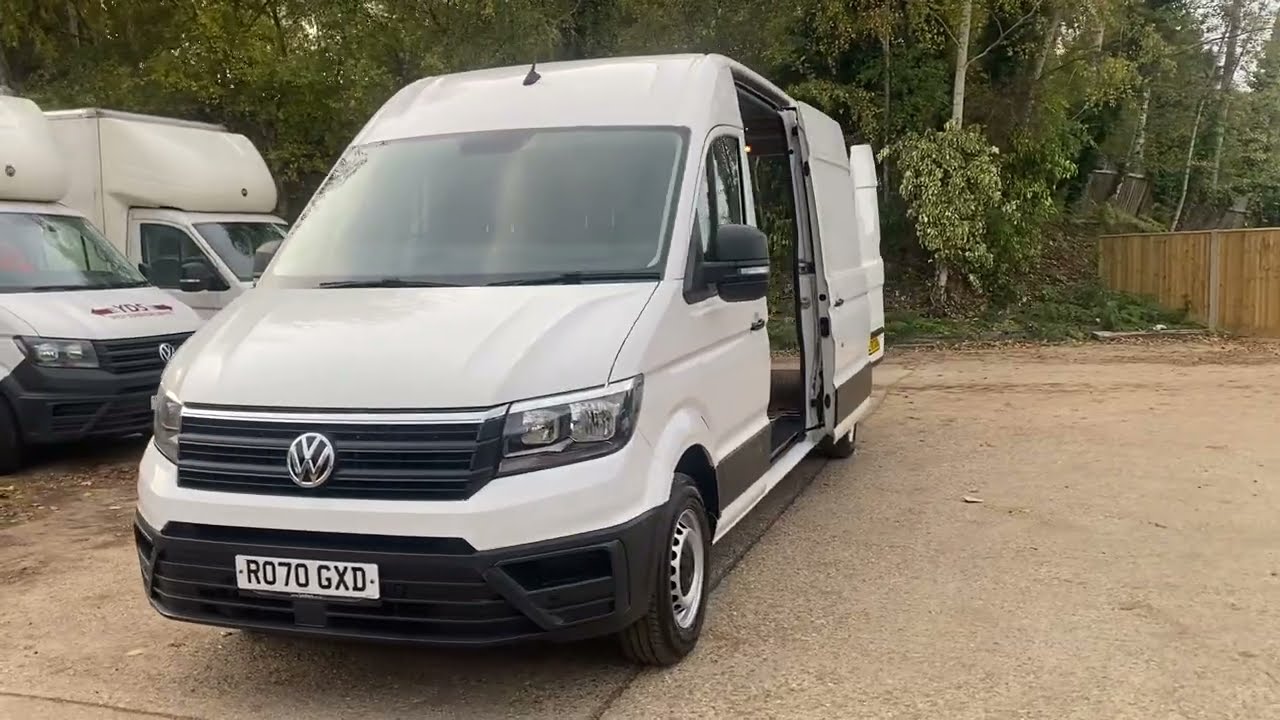 VW Crafter Startline 102hp LWB high roof finished in Candy White,