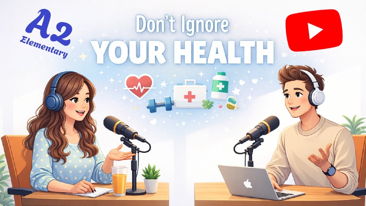 Talking About Health in English | Speak English Easy (A1-A2) | Easy Conversation for Elementary