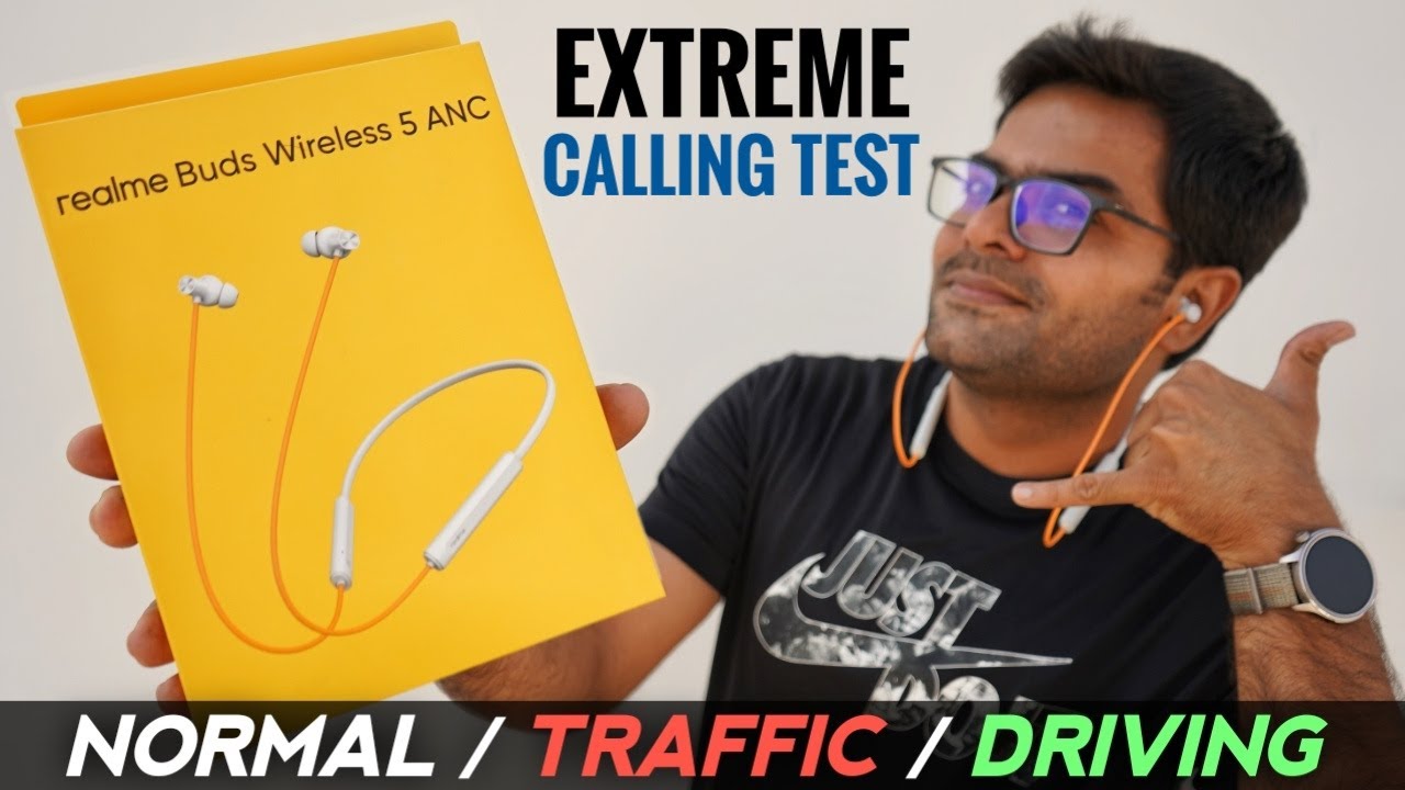 Тестирование звонков с помощью Realme Buds Wireless 5 ANC в различных условиях 📞📞 Звонки без шума ??