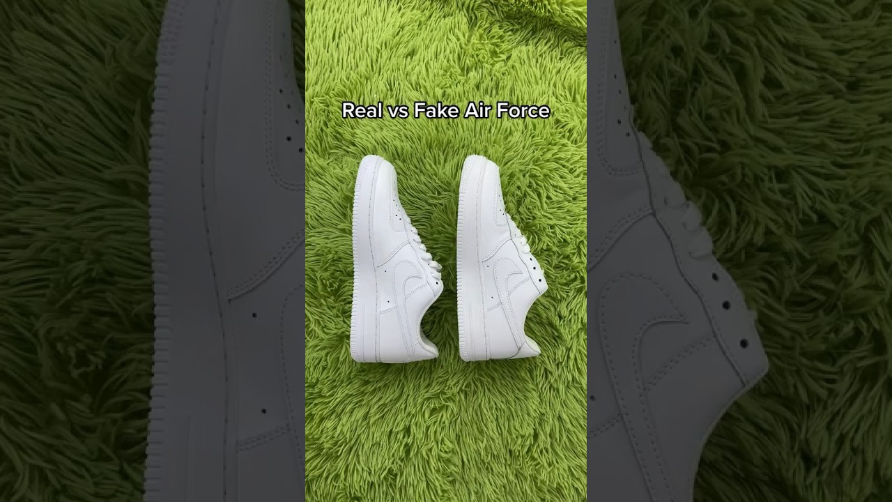 Real Vs Fake White Air Force 1 🤍 