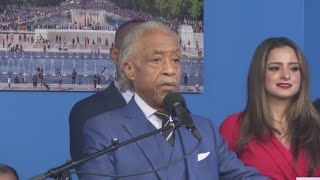 Rev. Al Sharpton leads service on Martin Luther King Day