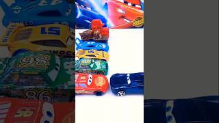 Cars, Jackson Storm Pushed Lightning McQueen, McQueen Cars, Pixar Cars, Toys #cute #cars #disneycars