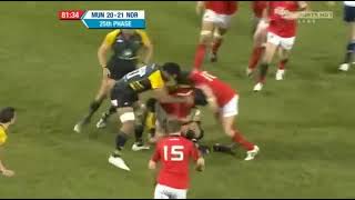Munster v Northampton 2011 O'Gara DG - from 6 mins, Michael Corcoran RTE Commentary.